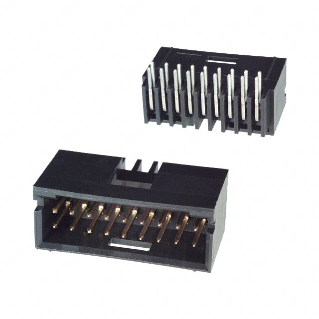 102617-7 TE Connectivity AMP Connectors  Headers Male Pins
